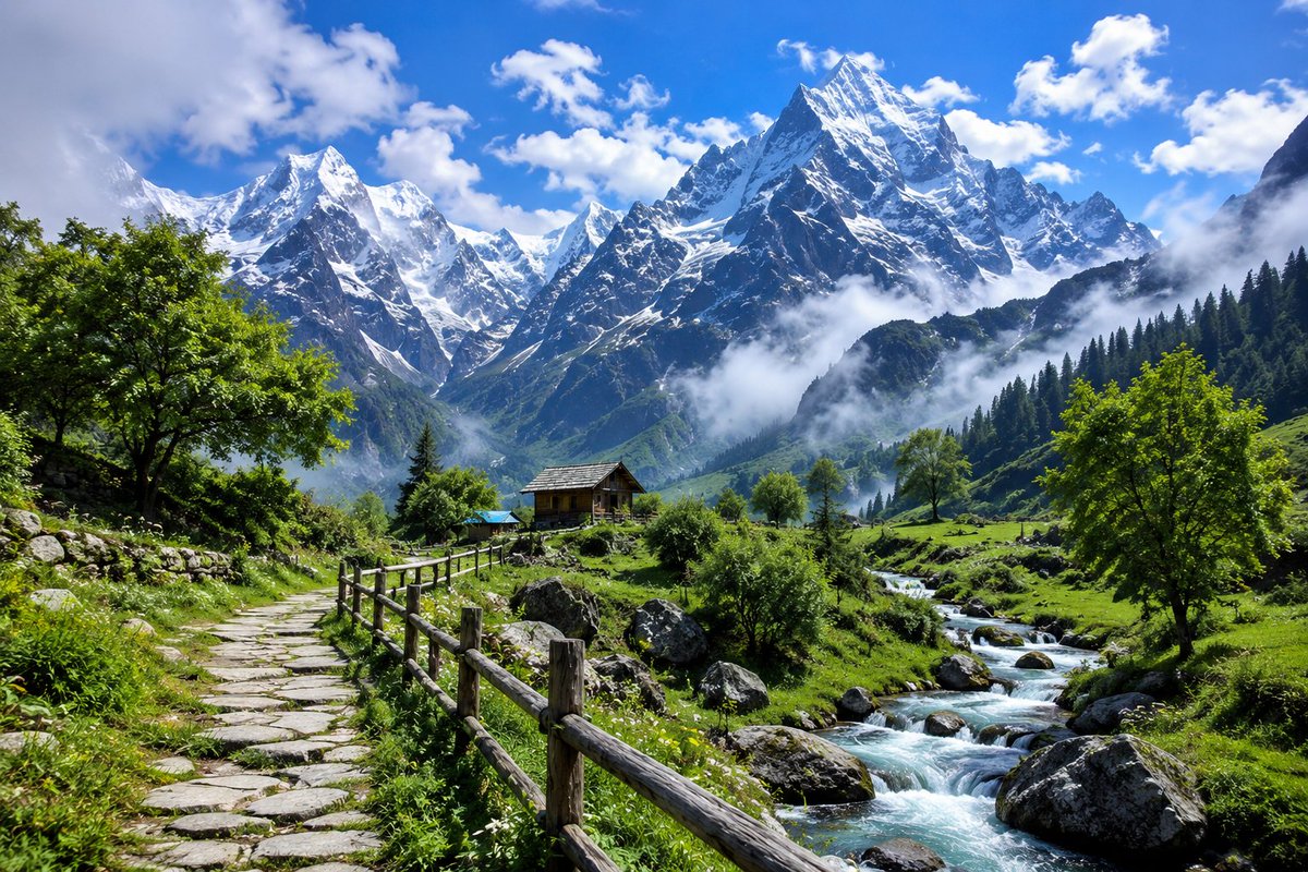 Jking_66's tweet photo. She carries the beauty of the mountains with the calmness of her soul. ⛰️✨ https://t.co/HuQxrOT5f0