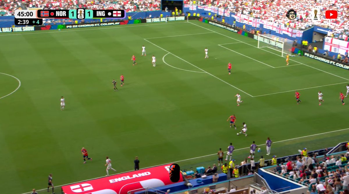 CentralDoBrega's tweet photo. Inglaterra no primeiro tempo contra a Noruega:

- 68% de posse de bola 
- 355 passes

Brasil no JOGO INTEIRO contra a Noruega:

- 34% de posse de bola
- 313 passes https://t.co/TcJHN2znK3