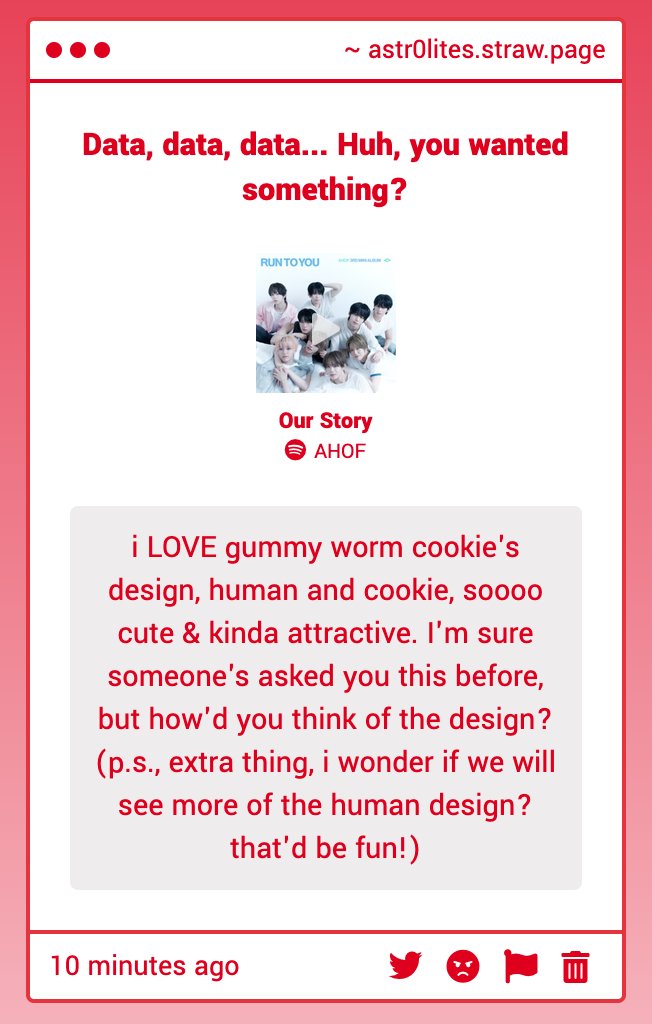 litmus cookie's 🩷💙| wormtest canon!!!!! tweet media