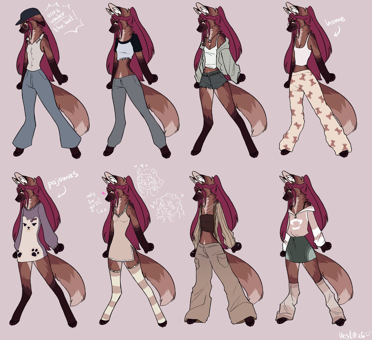 megaSTARS_0's tweet photo. Okayyy finally some content with #furrytrix yayy
Refsheets with their outfits!! 🙂‍↕️

#polytrix #kpdh #kpopdemonhunters 
MY BDAY TOMORROWWW https://t.co/IjDKd7s1iS