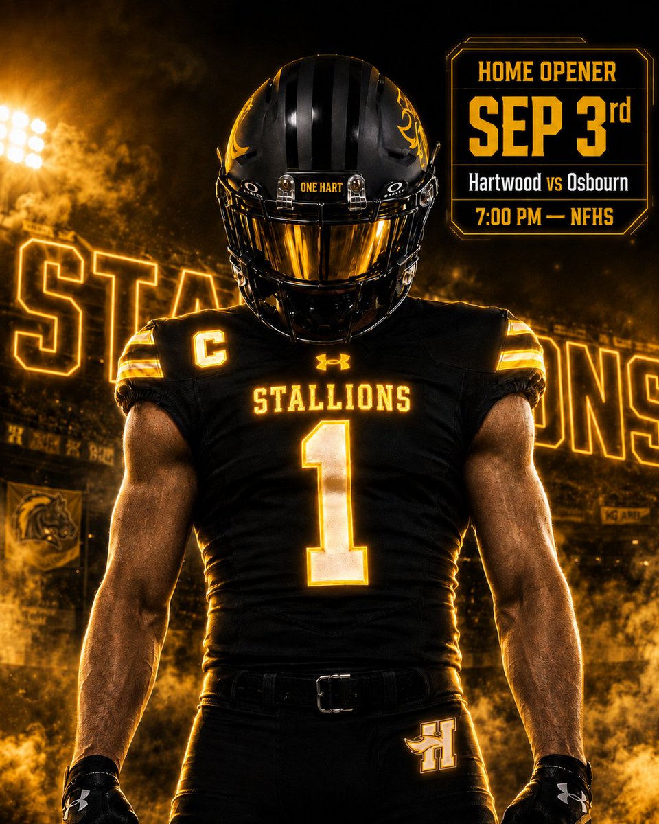 HartwoodFB's tweet photo. Mark your calendars for our home opener!!! https://t.co/79dUPK5D7R
