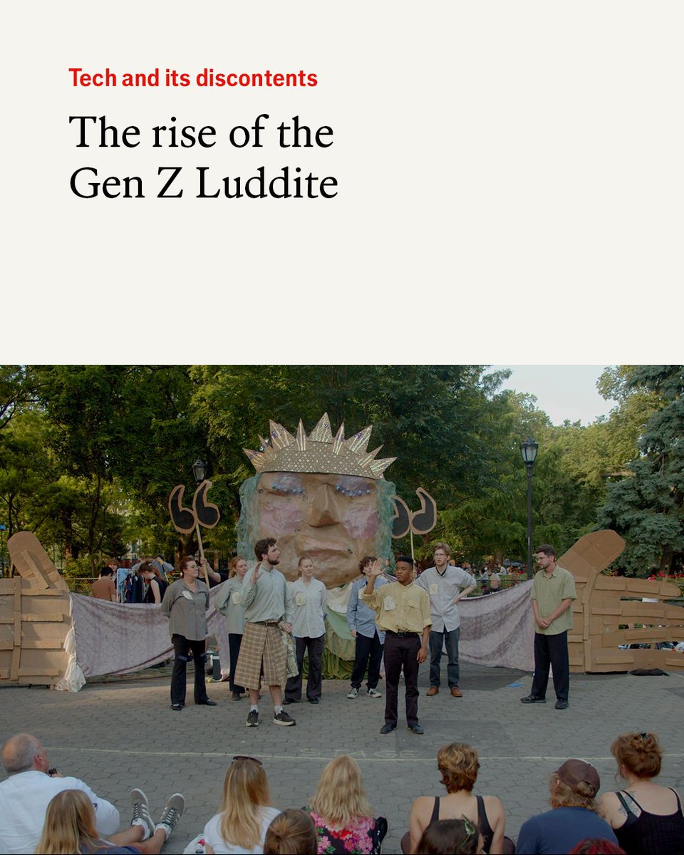 TheEconomist's tweet photo. Members of Generation Z are the first to have grown up entirely in the age of the smartphone. Now many are reflecting on what it has cost them  https://t.co/VDEOTEShBe

Photo: Amanda Hanna-McLeer https://t.co/I2BKFQkohk