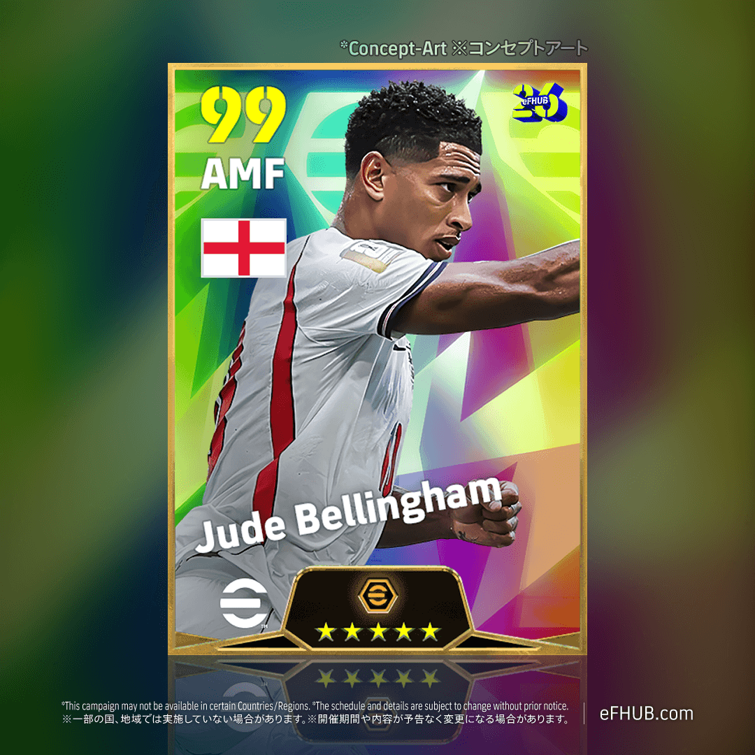eFHUBx's tweet photo. [CONCEPT-ART] JUDE BELLINGHAM 🏴󠁧󠁢󠁥󠁮󠁧󠁿🔔

🧊 Absolute ice in his veins when it matters most.

#eFootball2026 | #eFHUB https://t.co/EoSuIe7UWn