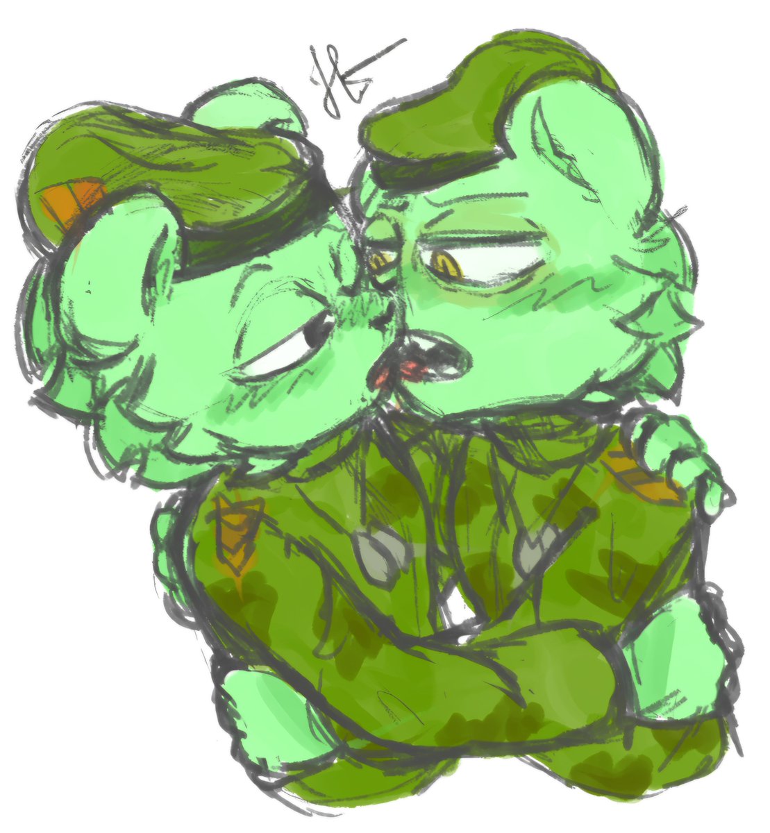 ToffeesNonsense's tweet photo. This bro is really biting his own tongue☠️

#flippy #fliqpy #flipcest #flippyxfliqpy #htf https://t.co/FGF7Lu7iRr