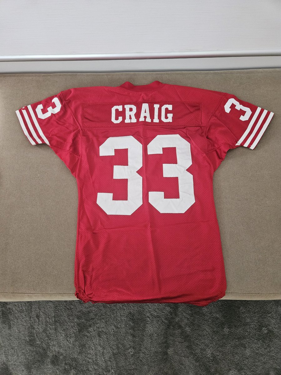 Popov42's tweet photo. @49ers Roger Craig was the 1st one my parents got for me but the GOAT was the 1st I bought https://t.co/EFhRDZ2vEC