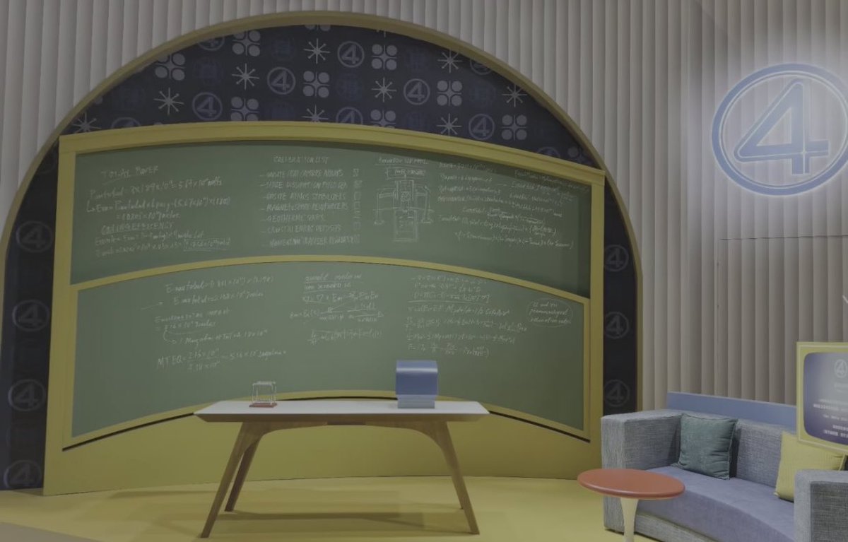 UTTPFuentes's tweet photo. Here is another leak: Reed Richard’s chalkboard room &amp; Professor X’s office https://t.co/x63iwpaTDm