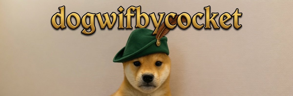 Nigel_Cole59's tweet photo. i found a genny narrative for this robinhood meta

the hat robinhood wears is called a $bycocket

proof:
https://t.co/8jAVTecE1X

so lets run a dogwifbycocket

paying dex at 15K https://t.co/ELhMQqhOh4