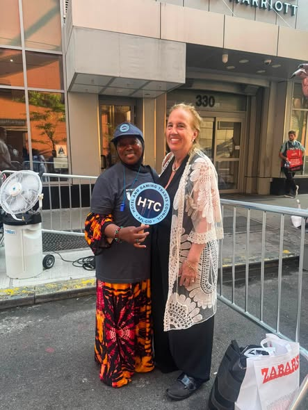 galeabrewer's tweet photo. @galeabrewer Hotel Trades Council Rally for workers on strike at the Fairfield/Four Points Hotel, 426 West 40 Street on July 1, 2026 @NYHTC https://t.co/C1QOjhv93K