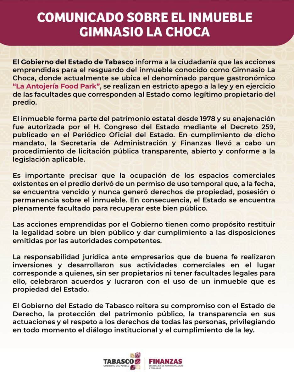 Finanzas Tabasco tweet media