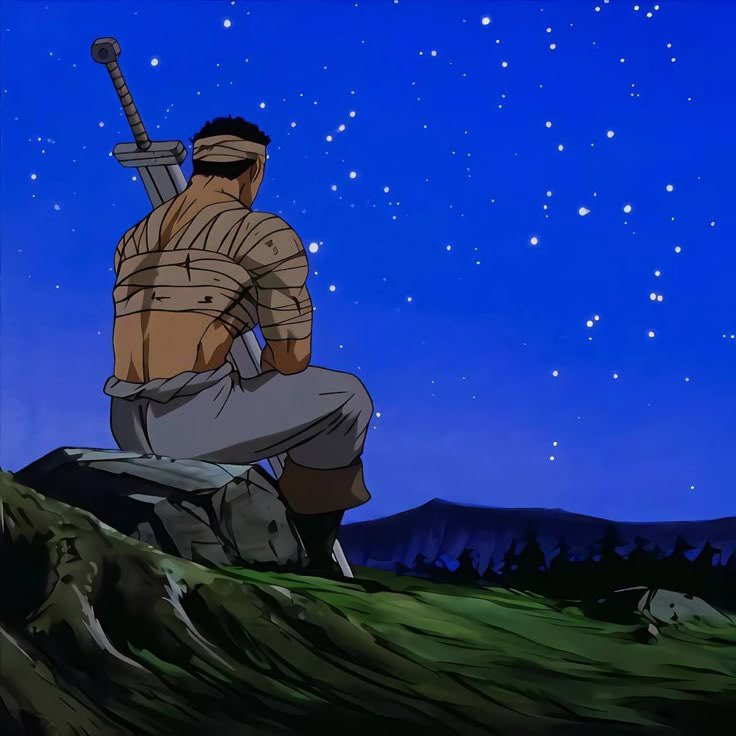Bandvrr's tweet photo. @animeupdates berserk taught us that even in darkness there's strength, miura's legacy lives on in every panel he drew https://t.co/KzaJ5OEPpP