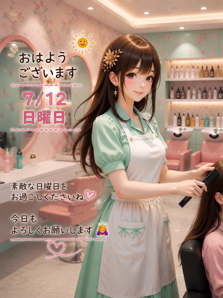 mioさん！ おはようございます(^ ^) 本日もよろしくお願いします☺️