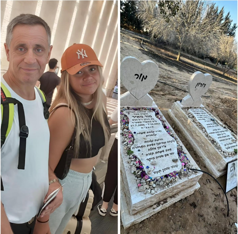 Mazelit_'s tweet photo. FATHER AND DAUGHTER KILLED BY HAMAS💔 

Mor Meyer (17) and her dad Doron (58) were murdered together by Hamas in their home in Kibbutz Nirim on 10/7. 

🕯️Mor Meyer (17) 
🕯️Doron Meyer (58)

Their wife and mother, Thess, hid in a closet and survived. Mor’s sister, Shelly, 18, was not home at the time. 

“All my life was ruined, How can I live without you? How do we continue from here?” Thess wrote on Facebook after the terror attack. 

“I will never forget you till the end of my life. I can’t describe the sadness I feel. I am lucky to have Shelly, this is what I have left and I will never leave you.”

Never forget Hamas killed children.

May Mor and Doron's memory be a blessing💔