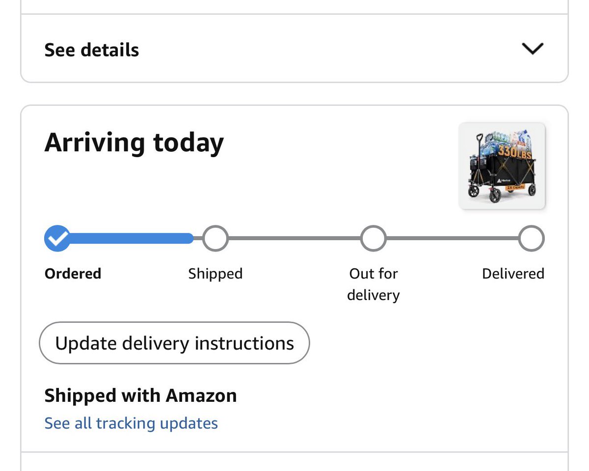 IAMJRoddyRod's tweet photo. Amazon always dropping the ball when you need em. They do it purpose I swear. I ordered this lá heavy duty cart joint on Wednesday and this shit ain't come yet  smh. Got moving all this shit like the hulk. Even tho I love it. I know I'm gone be soar asab 2 mar 🤧🤣they funny mane https://t.co/Py4T1CjV63