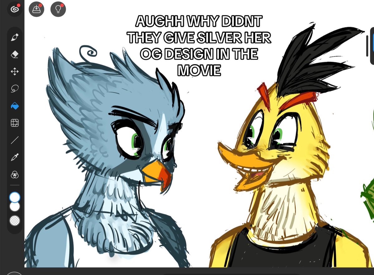 demon1xs_'s tweet photo. the birds that are angry #angrybirds #clipstudiopaint #angrybirds3 https://t.co/ex21zT2bVm