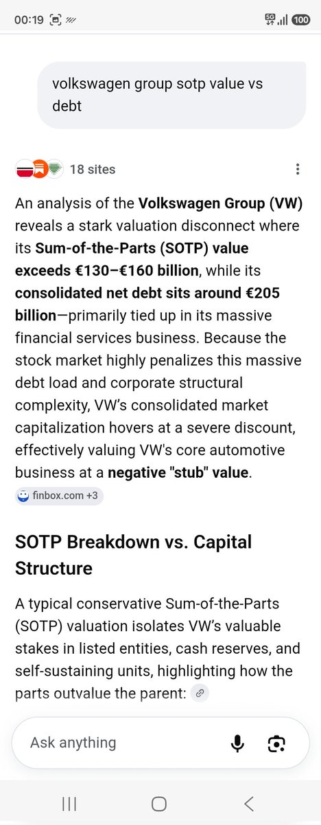 Valuefinder01's tweet photo. $spx $spy $vwapy $vow $vow3 volkswagen group closes at 71 friday. 16 year lows with a mere 36 bill mc. Same as chash at hand. This either folds or its the craziest buying opportunity for years to come. Brief value anaysis 👇 Remains the most misspriced name in the world. https://t.co/vBcGTLMWhz