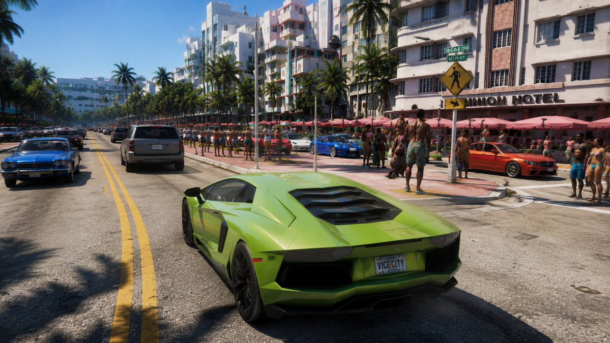 Foronlinegta6's tweet photo. 🚨GTA VI NEW SCREEN SHOT 

This is what 3rd-person car driving gameplay will look like in GTA 6

#GTAVI #GTA6 #RockstarGames https://t.co/aWkMSKn65o
