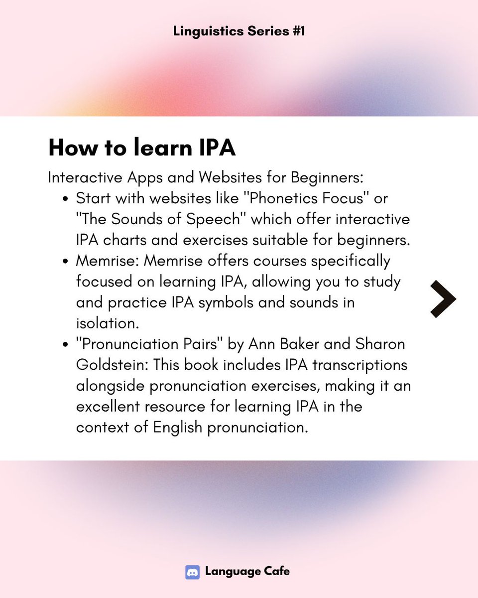 Language Cafe | Language Learning & Study Discord tweet media