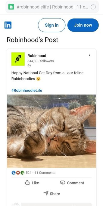 MM_Robinhood's tweet photo. Just go through this link and see how many times they have used #Robinhoodielife 11K

0xe70deffd04b4ea92847fda6b29ef72268182fcd1

https://t.co/oouELW1S9e

$Cashcat $Indie $coco $cookie $databear https://t.co/fCZHGHr6JC