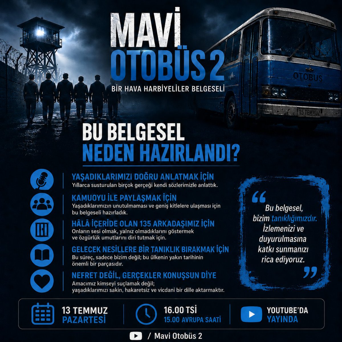 Mavi Otobüs 2 Belgeseli (Yeni) tweet media
