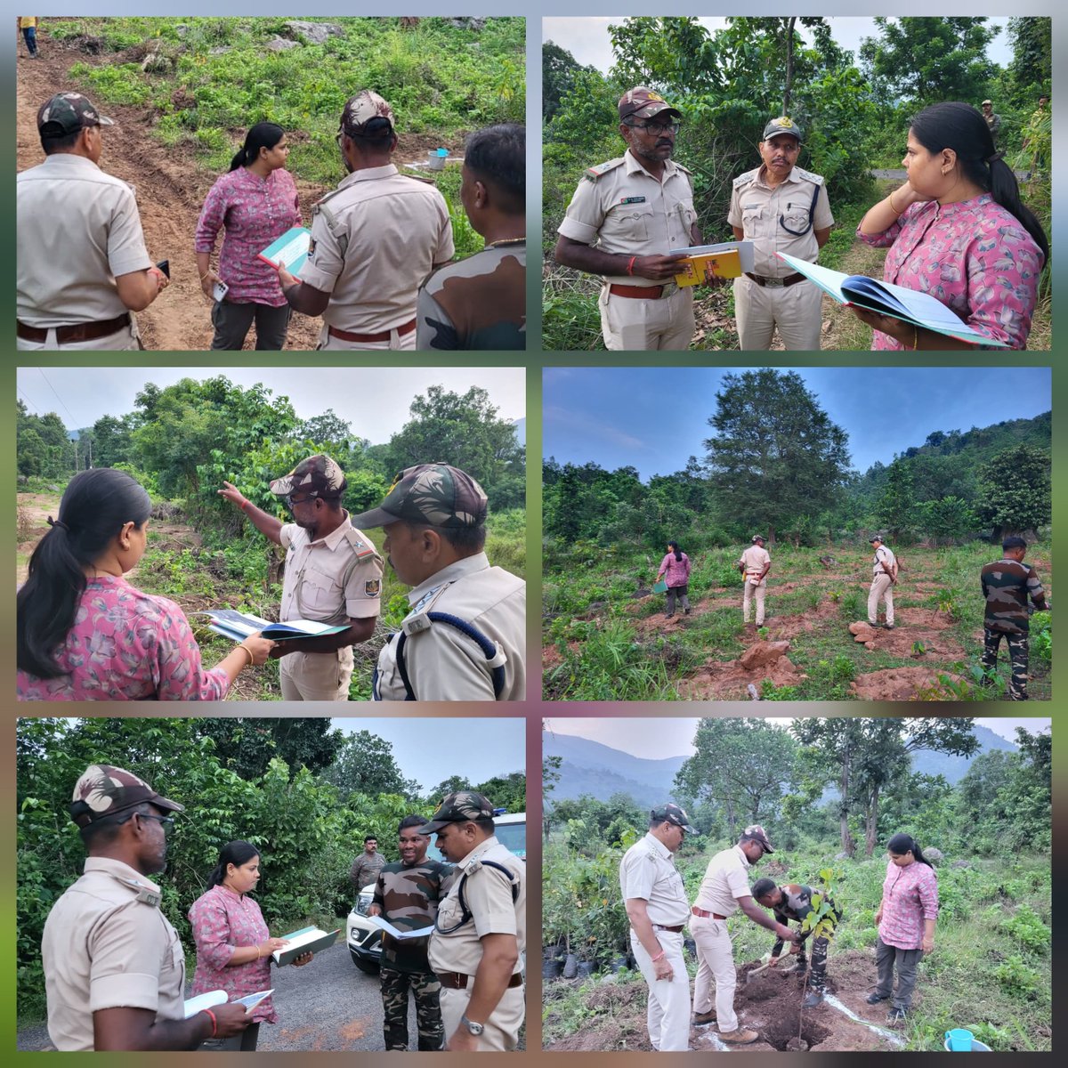 DFOpkd's tweet photo. ACF, PKD inspected and reviewed the ongoing plantation activities at all current-year (2026) plantation sites in Mohana Range.@CMO_Odisha @GaneshRamBJP @pccfodisha @PCCFWL_Odisha @ForestDeptt @rccfberhampur @IPR_Odisha @CAMPAODISHA https://t.co/ilFEg3ntlI