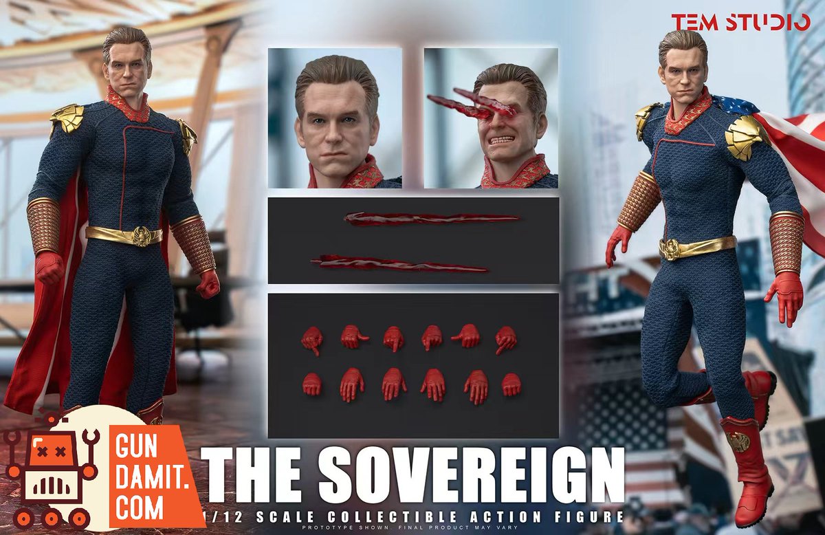 GundamitStore's tweet photo. [Pre-Order] Tem Studio 1/12 TEMS006 The Sovereign The Boys Homelander
Full Price Unknown
https://t.co/FKAR9XWHgU

#TemStudio 
#actionfigure #modelkit #Gundamit #GD https://t.co/Fn8njuAXo3