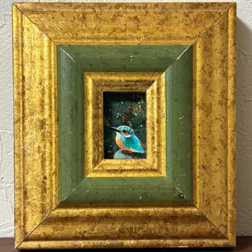 cozou_sha's tweet photo. 7月11日（土）〜20日（月）まで
ドラードギャラリーにて開催中の
2026 THE MINI ART展に
参加させて頂いております
よろしくお願いします
(*´-`)

#アクリルガッシュ
#ミニ額
#野鳥
#カワセミ
#アカショウビン https://t.co/QOR5JbD7tL