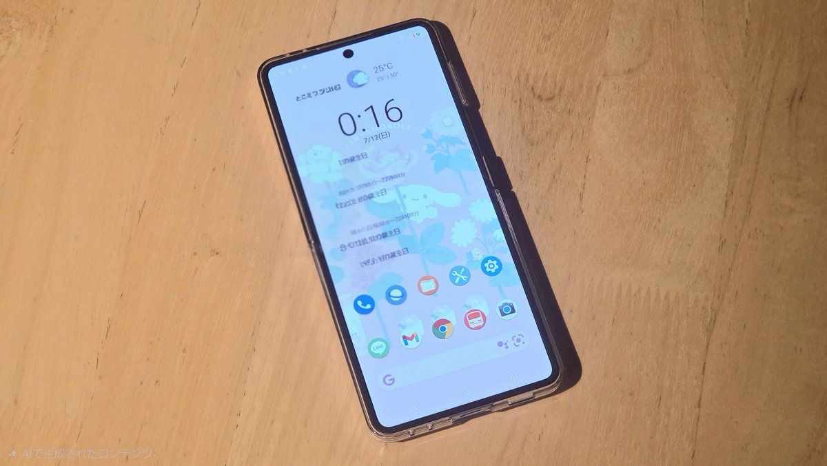 Nb_Koh's tweet photo. ひととおり遊んだのでGalaxy Z Flip7は妻に使ってもらう(使わせる)。 https://t.co/cXGlp8qwZ9