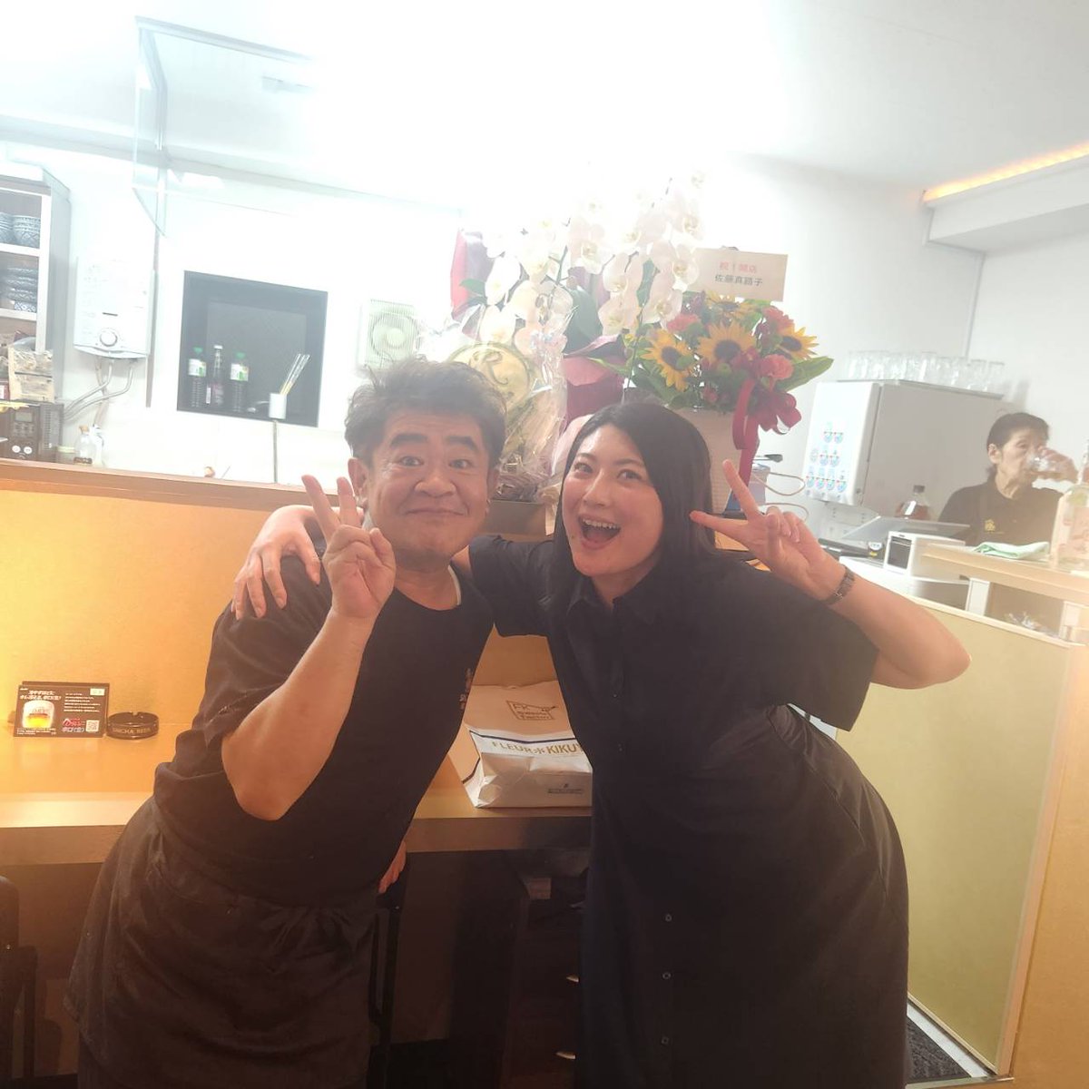 TheThaChang's tweet photo. あらかし時代から仲良し。
りさちゃん💐
綺麗すぎる男友達‼️（りさは女子です。しかも元ミスユニバース宮城代表）しかし、仲良し男友達です😆
今はバンデス仲間だよ。
しかも、所属同じ事務所の先輩。 https://t.co/pfzG1bcLgH