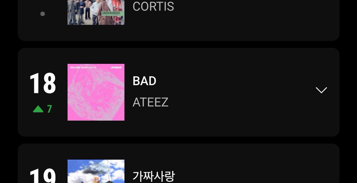 ateez_charts's tweet photo. YouTube Charts 🇰🇷 SOUTH KOREA
DAILY TOP SONGS ON SHORTS

18.BAD (+7) *New peak  
@ATEEZofficial 
#ATEEZ #에이티즈 https://t.co/4EnJHgqL3A