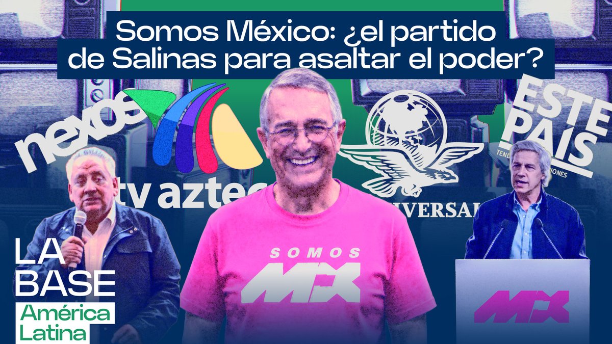 CanalRedAmLat's tweet photo. 🔴 ¡EN VIVO AHORA!

🇲🇽 Hoy en #LaBaseAmLat analizamos el nacimiento de Somos México: un partido que reúne a viejas élites políticas, empresarios y grandes medios de comunicación.

❓¿Es un nuevo proyecto ciudadano… o la plataforma para impulsar la candidatura presidencial de Ricardo Salinas Pliego rumbo a 2030?

📺 https://t.co/QuEyWa0Xc2
🎙 https://t.co/7WAKVYxoj5