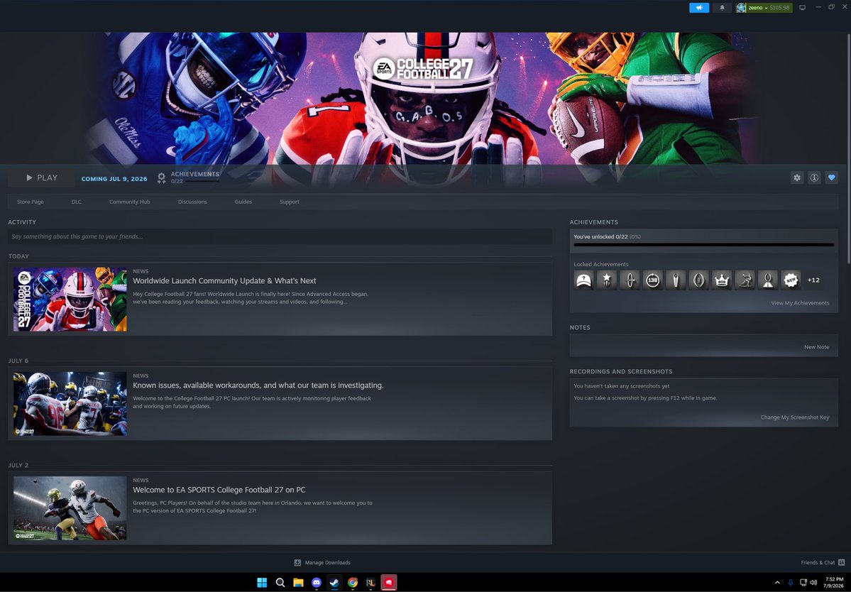 reallyzeeno's tweet photo. It’s coming July 9th! #cfbplaydontpay https://t.co/WOedAFZ6tA