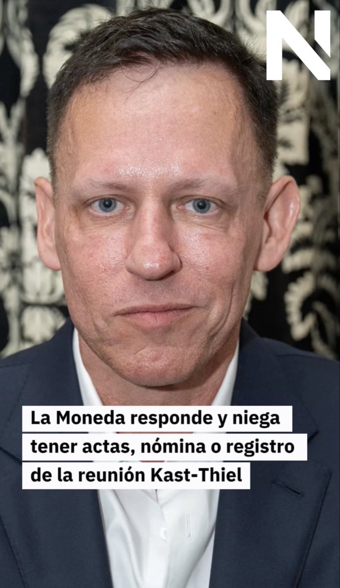 baradit's tweet photo. Es como si Kast se hubiera reunido con Lex Luthor sin dar ninguna explicación.

Peter Thiel, el principal riesgo y enemigo de la humanidad se junta a conversar con tu presidente y no te dicen para qué??!
. https://t.co/V8KmeJdGQs