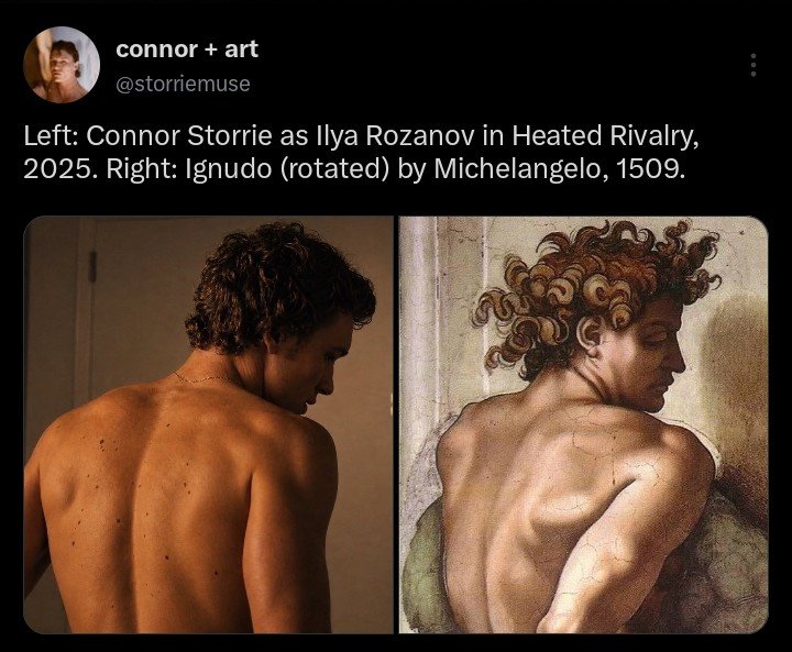 powvenie's tweet photo. La cuenta que sube fotos de Connor junto a obras de arte no tiene idea de lo feliz que me hace cada vez que publica algo. Tienen que cerrar el Louvre, reorganizarlo y colgar únicamente cuadros enteros de Connor porque él es ARTE https://t.co/9QZInDj6rf