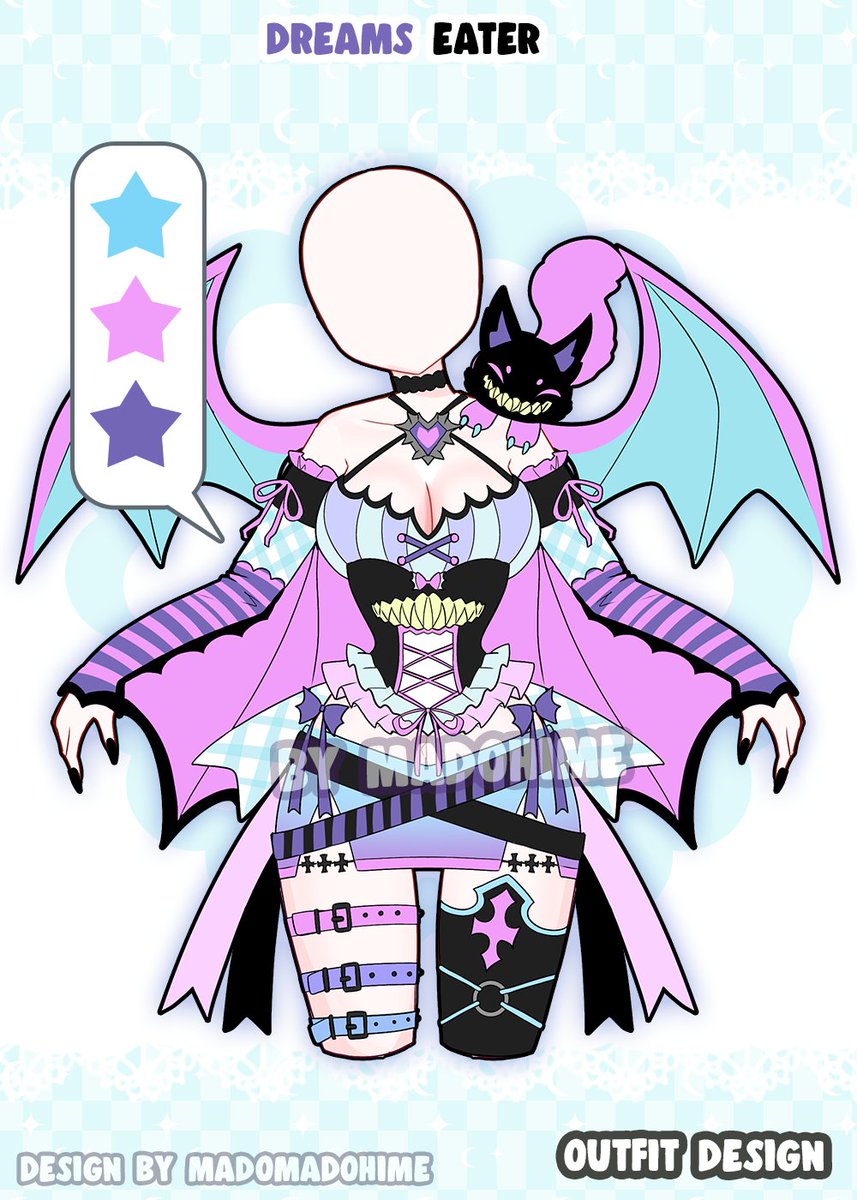 madomadohime's tweet photo. 🩷🩷Outfit Adoptable Design 🩷🩷
Likes and shares are very much appreciated<3
This outfit is inspired by Ghost monster vibes~
~ ~ (info below👇) ~ ~
#adoptablevgen #adoptdesign https://t.co/JZbf3hz0fe