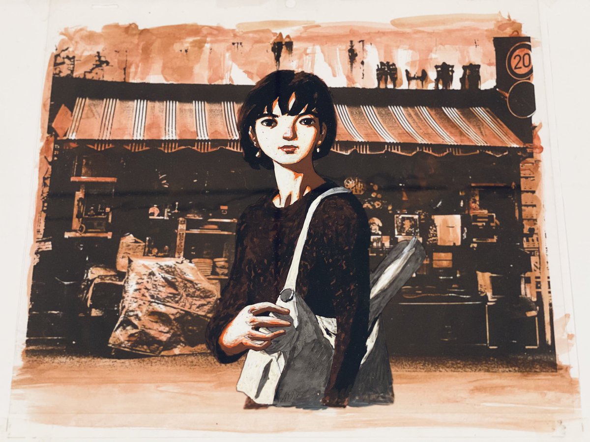 syoupchan's tweet photo. 武蔵野美術大学美術館にてアニメーション作家、黒坂圭太氏の教授退任記念展、鑑賞
ダークでシュールな独自の世界観…
カルト的な人気を誇る長編アニメーション映画《緑子／MIDORI-KO》のドローイングや撮影素材なども展示されていた https://t.co/6RqCgTgPsV