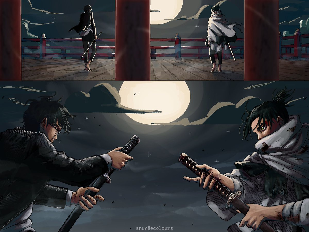 snurflecolours's tweet photo. kagurabachi - duel.

experimenting with my style :> https://t.co/5S7G7bOanA
