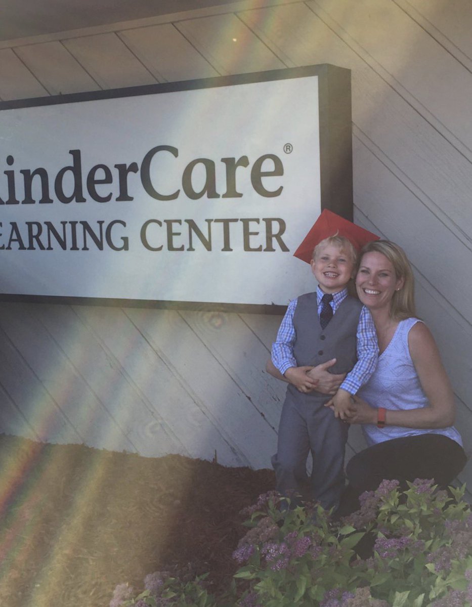 SarahSevans2000's tweet photo. A little throw back I came  across.  Me and Carter preschool grad ❤️❤️ https://t.co/6xjPofatpf