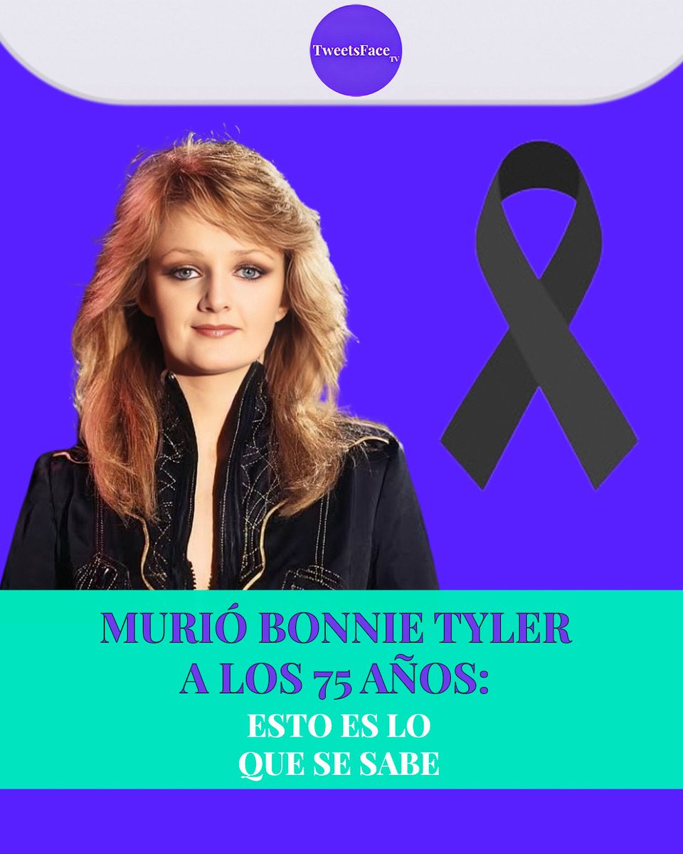 TweetsFaceTV's tweet photo. Encuentra más información de esta noticia haciendo clic aquí👇🏻
https://t.co/9tGXFzff9M

#BonnieTyler #TweetsFaceTV https://t.co/f6Qi5OxQug
