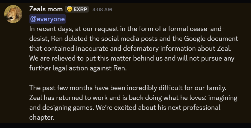 EM0B0Y_K1SS3R's tweet photo. Immediately retracting legal action as soon as Ren deletes her social media along with unarchived information, evidence, and statements isn't suspicious to any of you?  🤨🤨 https://t.co/KwLkFLKEgI