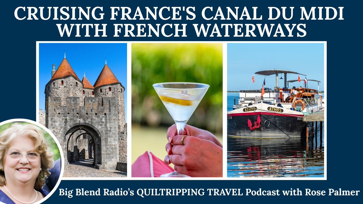 BigBlendMag's tweet photo. Travel writer &amp; photographer Rose Palmer shares the joy of slow travel aboard a luxury hotel barge with @FrenchWaterways cruising France's historic Canal du Midi. Podcast &amp; Article: https://t.co/soD5iu1jD9 #TravelFrance #Cruising #BigBlendRadio #SlowTravel https://t.co/Rh5OWYlMAe