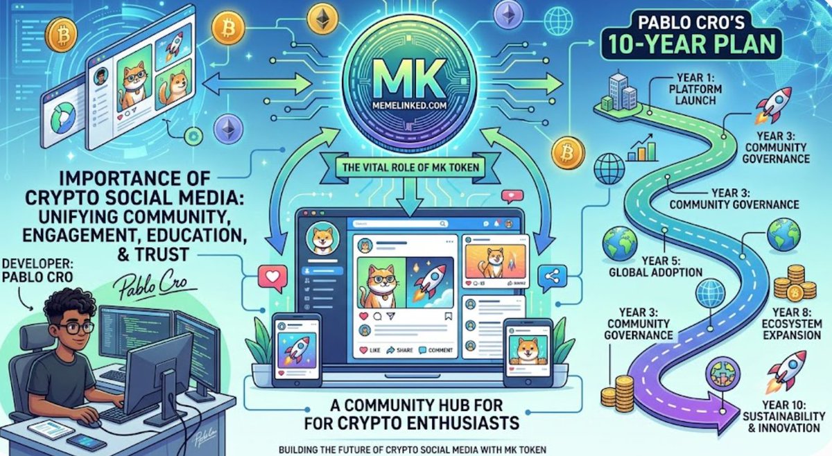 DigiBone777's tweet photo. @PeterSchiff Peter, you know there are some crypto project that are founded in utility.  so if you like gold but aren't a big fan of general crypto like bitcoin for example there is #memelinked and their native $MK token which caters to the entire crypto market to provide a social platform. https://t.co/5xE9xoMB1r