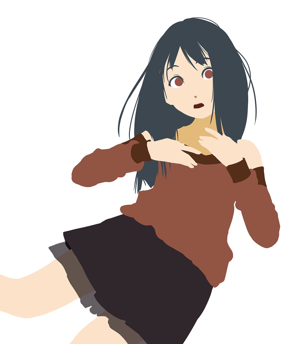 LilGiantPanda's tweet photo. 玉子ちゃんの方はこんな感じ。
このやり方のいいとこは全体のバランスを見ながら削ったり足したりが容易なとこ。あとからでも直しやすいので、試行錯誤してブラッシュアップできる。 https://t.co/WPqP0r8TBO