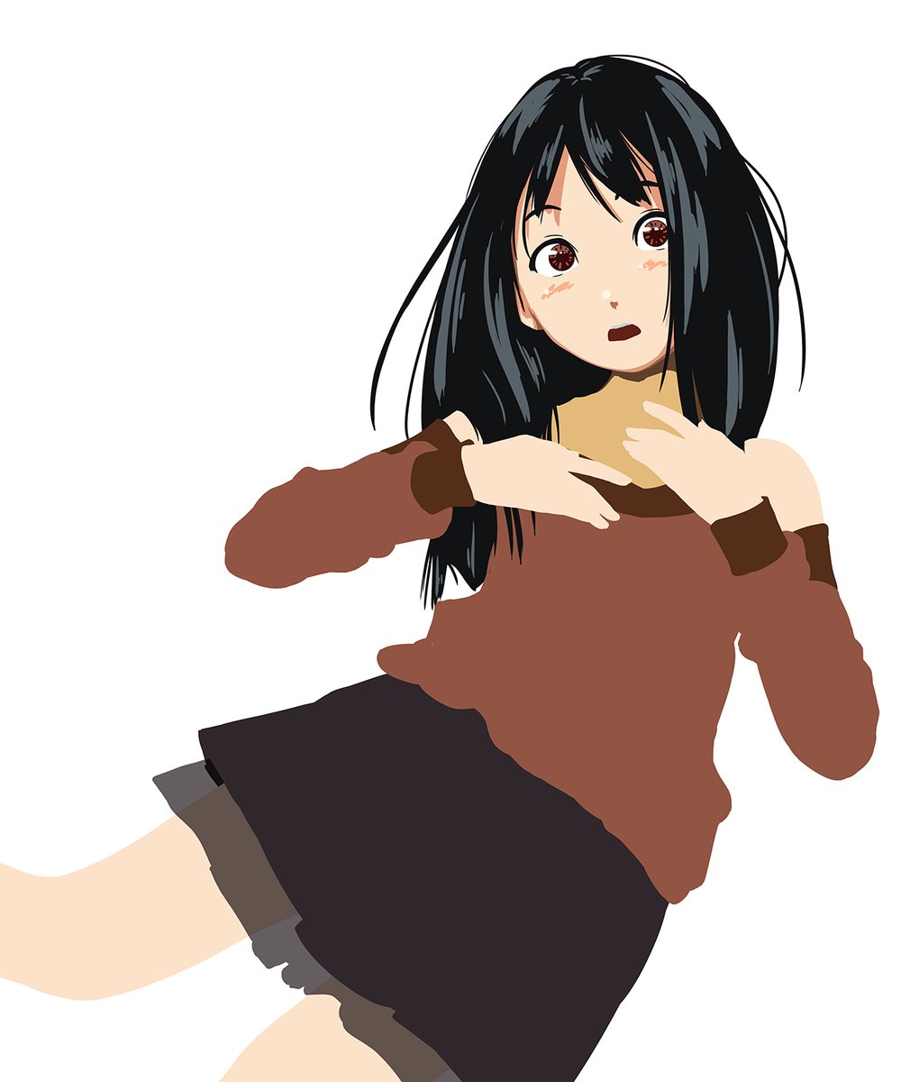 LilGiantPanda's tweet photo. 玉子ちゃんの方はこんな感じ。
このやり方のいいとこは全体のバランスを見ながら削ったり足したりが容易なとこ。あとからでも直しやすいので、試行錯誤してブラッシュアップできる。 https://t.co/WPqP0r8TBO