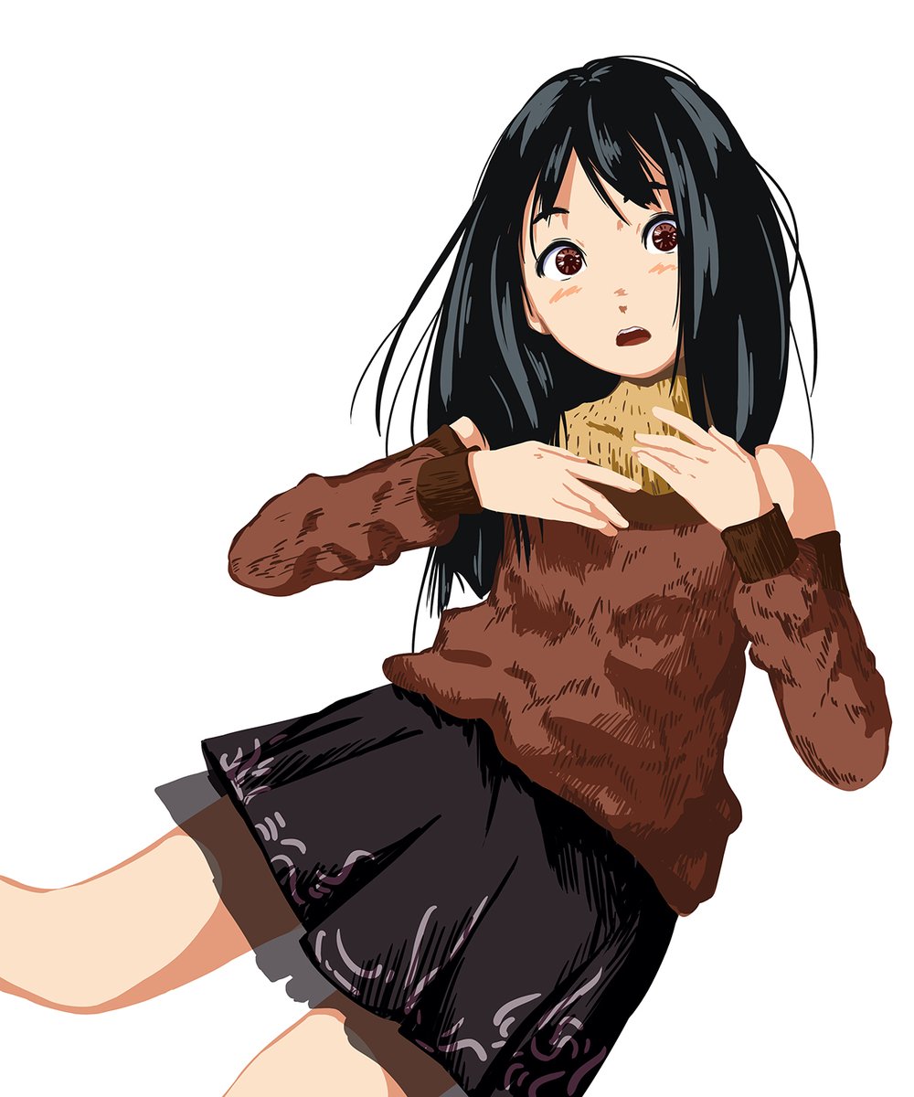 LilGiantPanda's tweet photo. 玉子ちゃんの方はこんな感じ。
このやり方のいいとこは全体のバランスを見ながら削ったり足したりが容易なとこ。あとからでも直しやすいので、試行錯誤してブラッシュアップできる。 https://t.co/WPqP0r8TBO