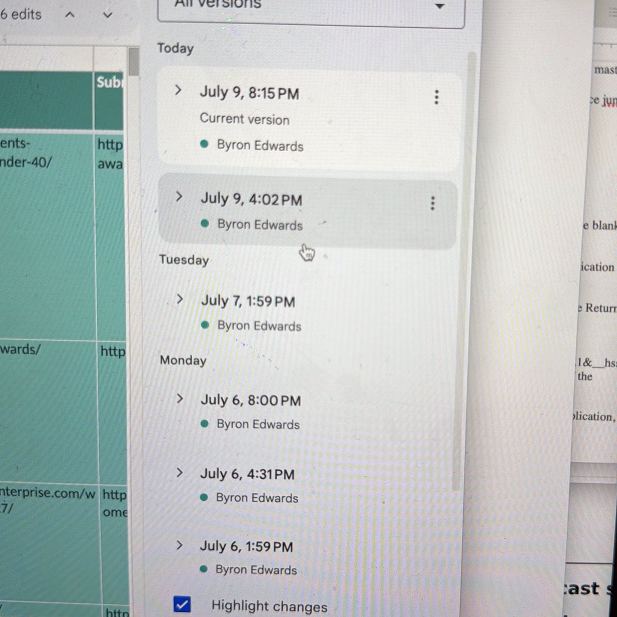 byronlinnell's tweet photo. Codex saved my career. 
I can’t believe I used to sit at the computer for hours manipulating spreadsheets.

I’ve done 90+ hours of work in roughly 16 hours and version history shows that I did the work, not AI. https://t.co/fwcFR5uJns