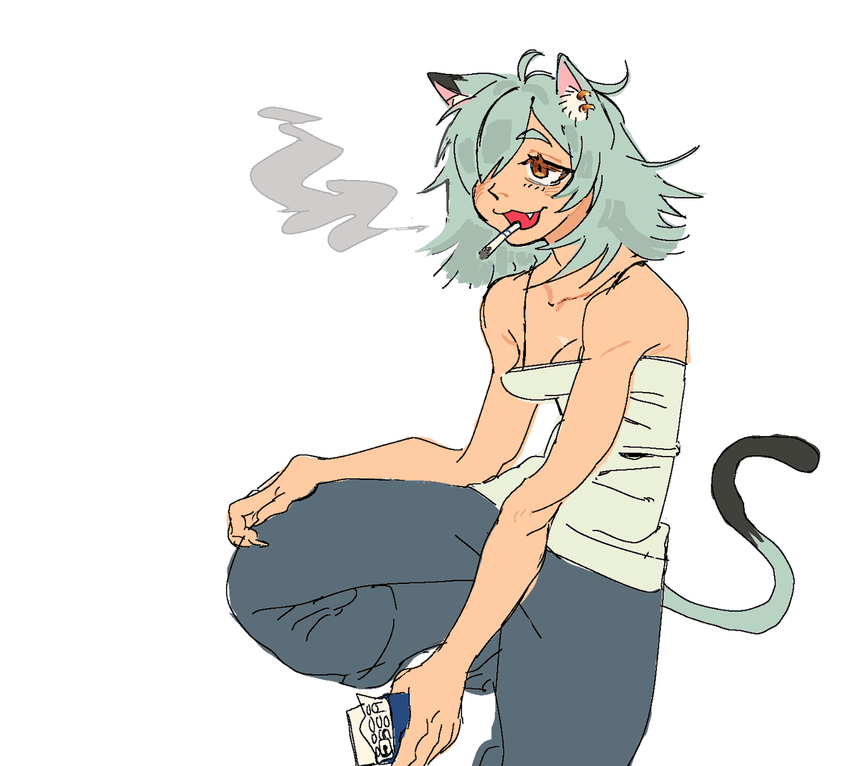 R4ZZLE_D4ZZLE34's tweet photo. Cat break https://t.co/KzJBB4B7vb
