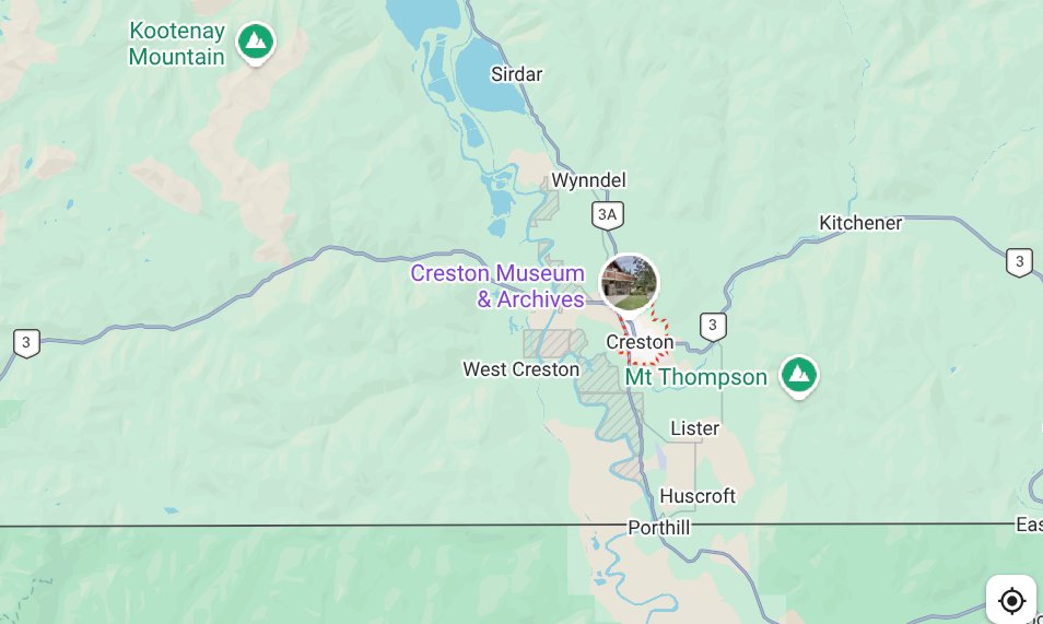 bcbluecon's tweet photo. If I wanted to smuggle drugs from a location in BC.

It would be in Creston BC.

Buy an orchard with a road side fruit stand.

Get fruit customers across the USA border.

Make gazillions.

Do people know how close Creston is to the Idaho border?

Just over 10kms. https://t.co/ZZSMVwR9Hi