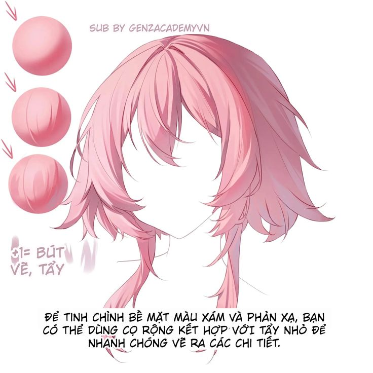designatmo's tweet photo. Pink hair rendering always looks so satisfying ✨ https://t.co/b64WuoUlID