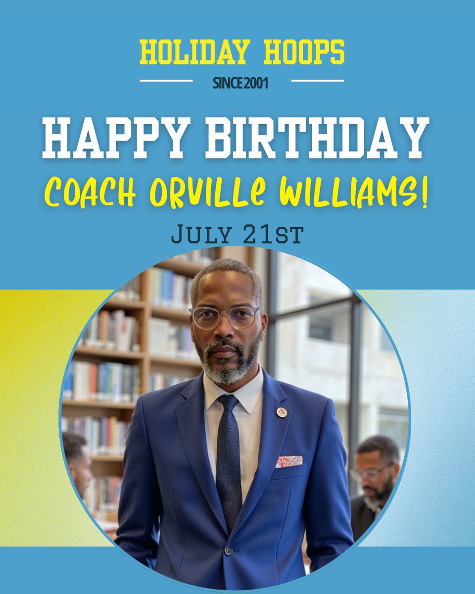 HolidayHoopsBB's tweet photo. 🎉 Our July birthday celebrations continue!
Edward A. Enrique (7/16) 
Toni Williams (7/21) 
Coach Orville Williams (7/21) 
Join us in wishing them a wonderful birthday month!
Learn more: https://t.co/e1piRGyxJc
#HolidayHoopsAndArts #JulyBirthdays #HHAFamily #YouthDevelopment https://t.co/aCMdQBFSAD