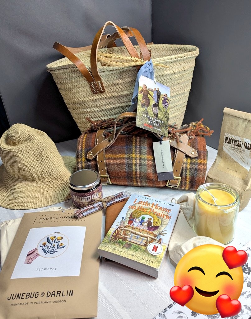 FSMMedia's tweet photo. The Ingalls’ journey has officially begun! 👒 #LittleHouseonthePrairie is now officially streaming on #Netflix 

A huge thank you to @LHPrairie for sending over such a wonderful and thoughtful gift basket.💜 #LittleHouseonthePrairieRWM https://t.co/BuWiDfO1ud